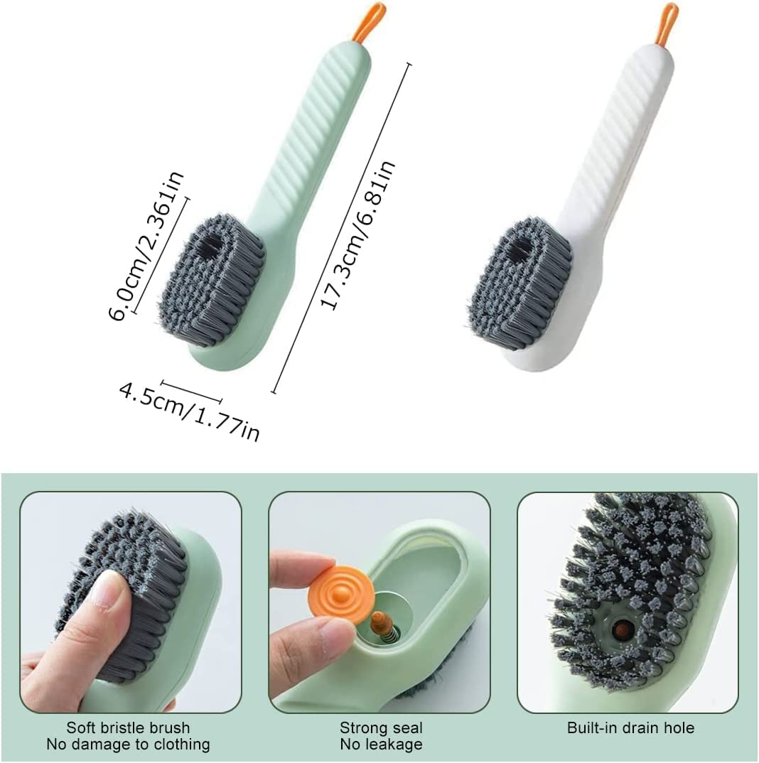 Premium Shoe Cleaning Tool with Soap Dispenser