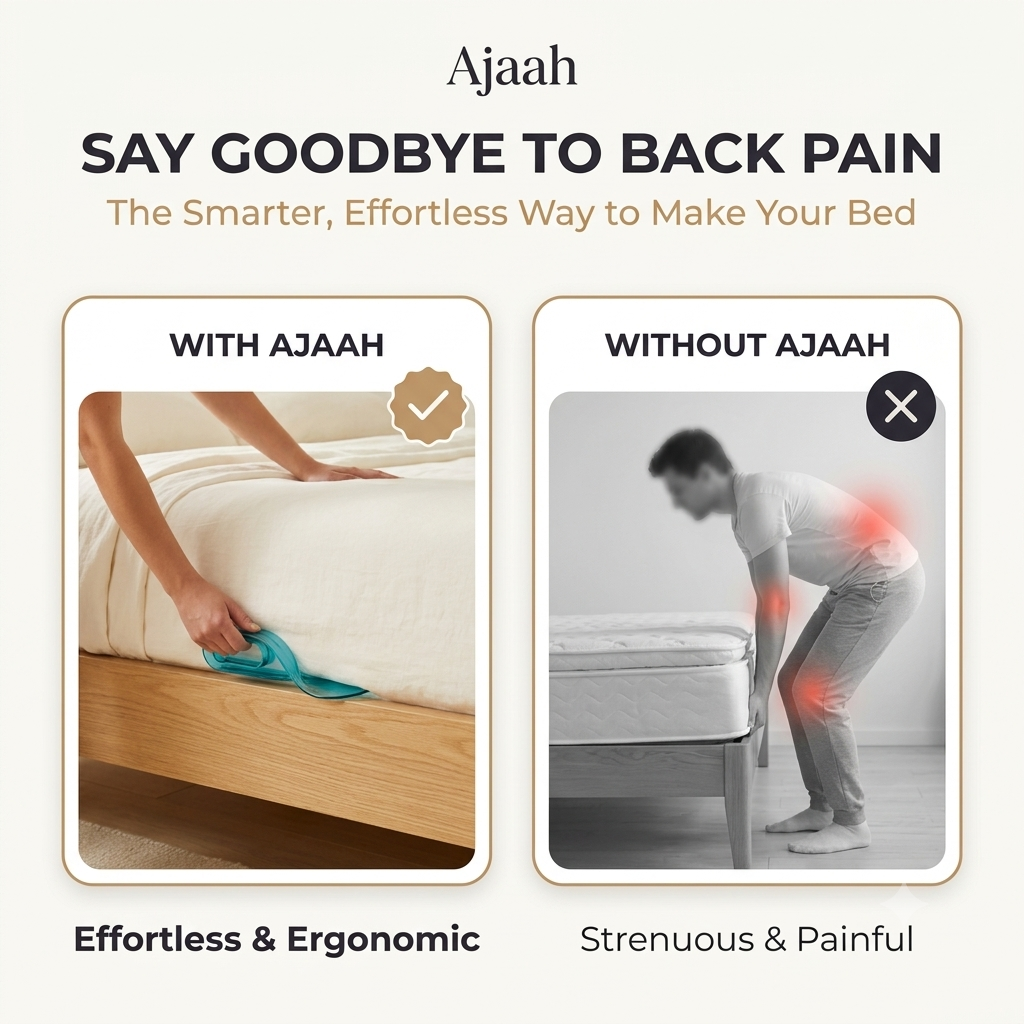 Ajaah TuckEase 2-in-1 Mattress Lifter & Sheet Tucker (Set of 2)